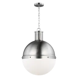 Brushed Nickel LED Bulb(s) Included