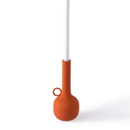 Orange Powder coated iron