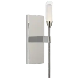 Polished Nickel Clear Glass