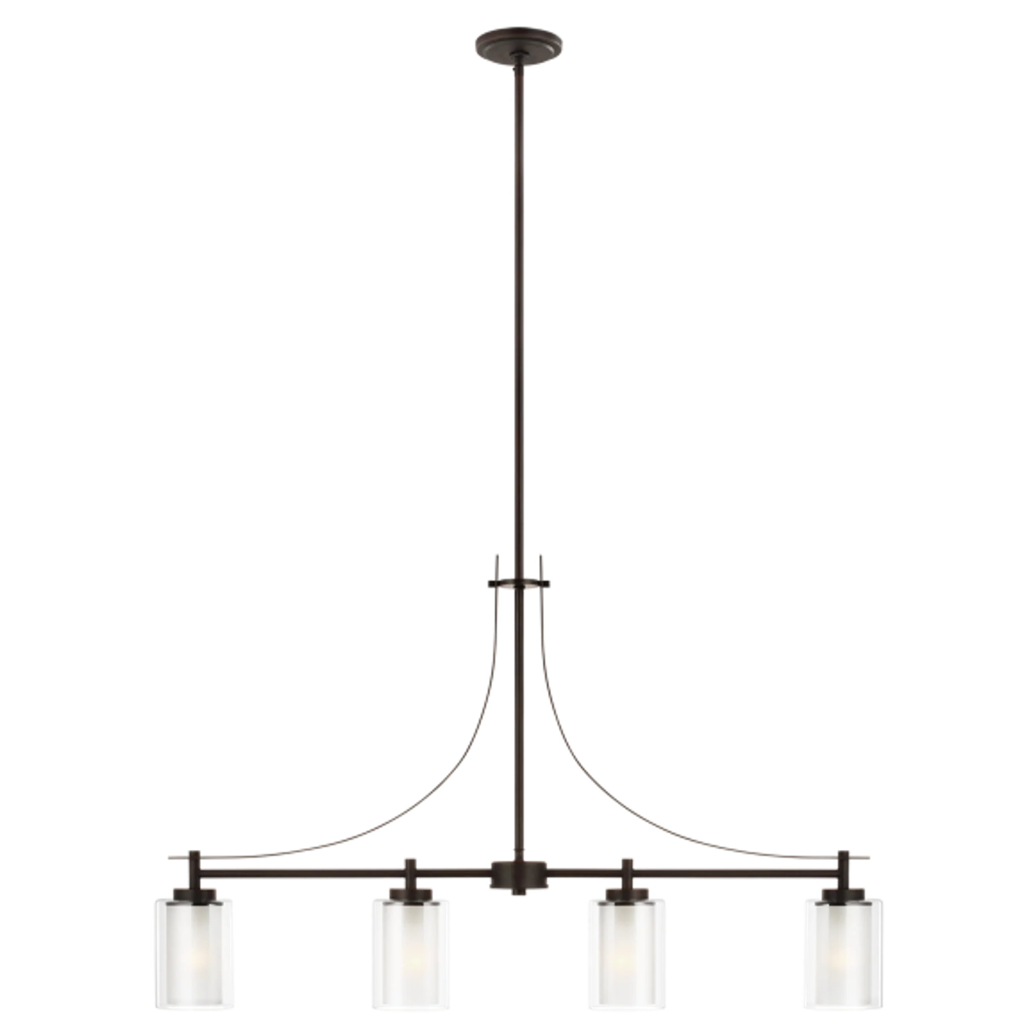 Купить Подвесной светильник Elmwood Park Four Light Linear Pendant в интернет-магазине roooms.ru