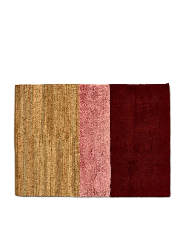 Burgundy red Handwoven