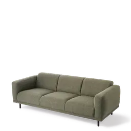Olive green Solid beech wood/plywoodBonel springsFoamPowder coated metal legs