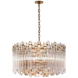 Hand-Rubbed Antique Brass with Clear Acrylic Clear Acrylic