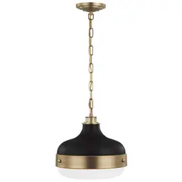 Dark Antique Brass / Matte Black