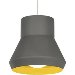 Gray Outside/Chartreuse inside A19 LED 90 CRI 2700K 120V (T20/T24)