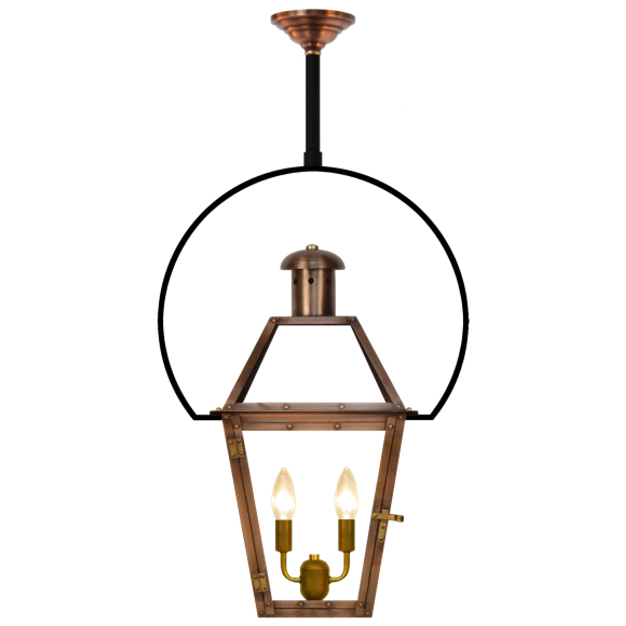 Купить Уличный подвесной светильник Georgetown 20" Yoke Ceiling Lantern в интернет-магазине roooms.ru