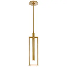 Antique-Burnished Brass Alabaster