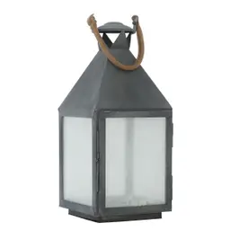 zinc finish | frosted glass | tan leather M