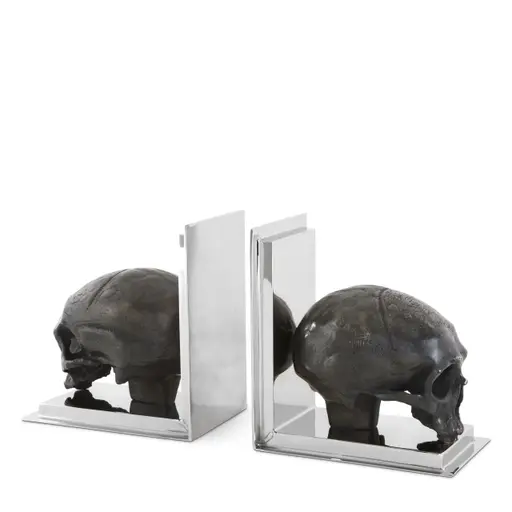 Купить Книгодержатель Bookend Skull set of 2 в интернет-магазине roooms.ru