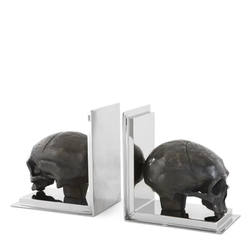 Купить Книгодержатель Bookend Skull set of 2 в интернет-магазине roooms.ru