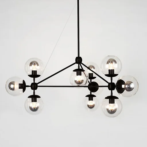 Купить Люстра Modo 3 Sided Chandelier - 10 Globes в интернет-магазине roooms.ru