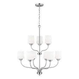 Brushed Nickel LED Bulb(s) Included