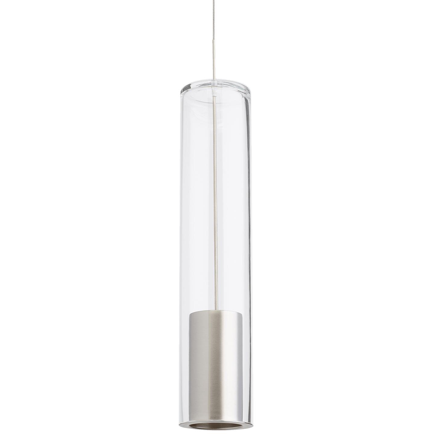 Satin Nickel Clear Lamp Not Included