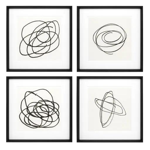 Купить Набор постеров Prints Black & White Collection II set of 4 в интернет-магазине roooms.ru