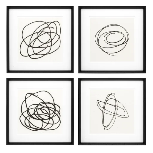 Купить Набор постеров Prints Black & White Collection II set of 4 в интернет-магазине roooms.ru