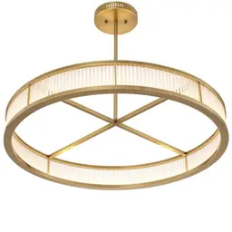 antique brass finish | frosted glass L