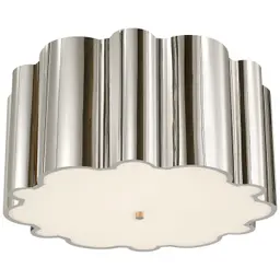 Polished Nickel Frosted Acrylic
