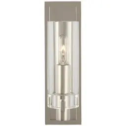 Polished Nickel Clear Glass