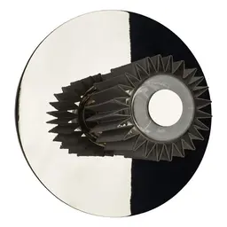 Medium,Silver with Silver, 1 (Not Included)