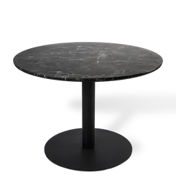 Black MDFResin based artificial marble topwith iron base
