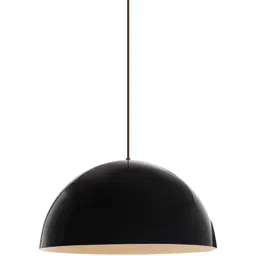 Black Gloss Black/White G40 LED 80 CRI 3000K 120V