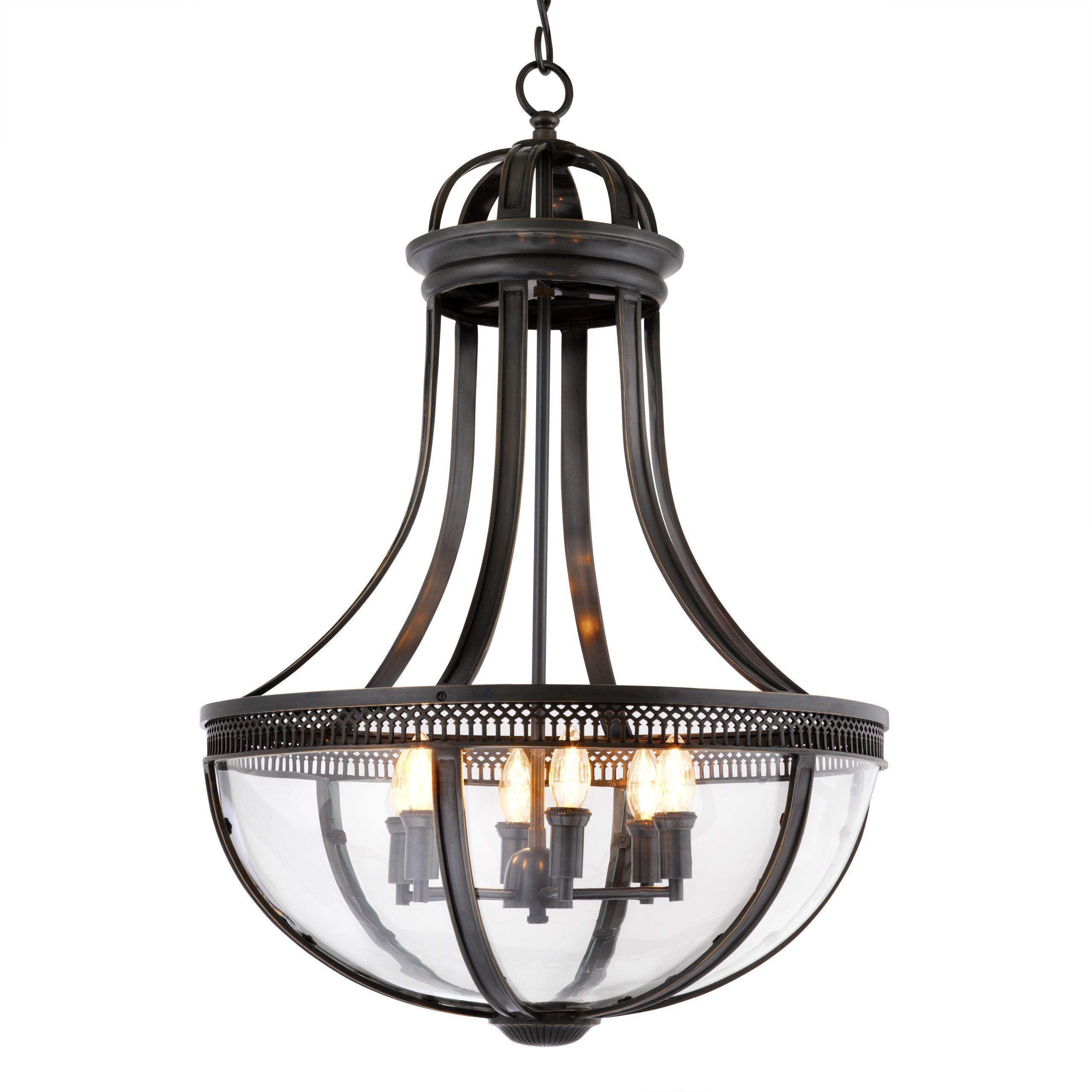 gunmetal finish | clear glass L