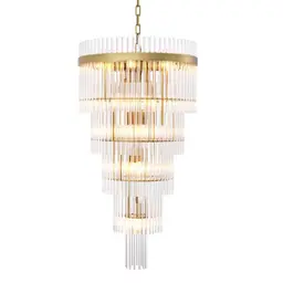 antique brass finish | clear glass L
