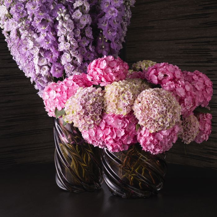 hand blown glass | purple colour L