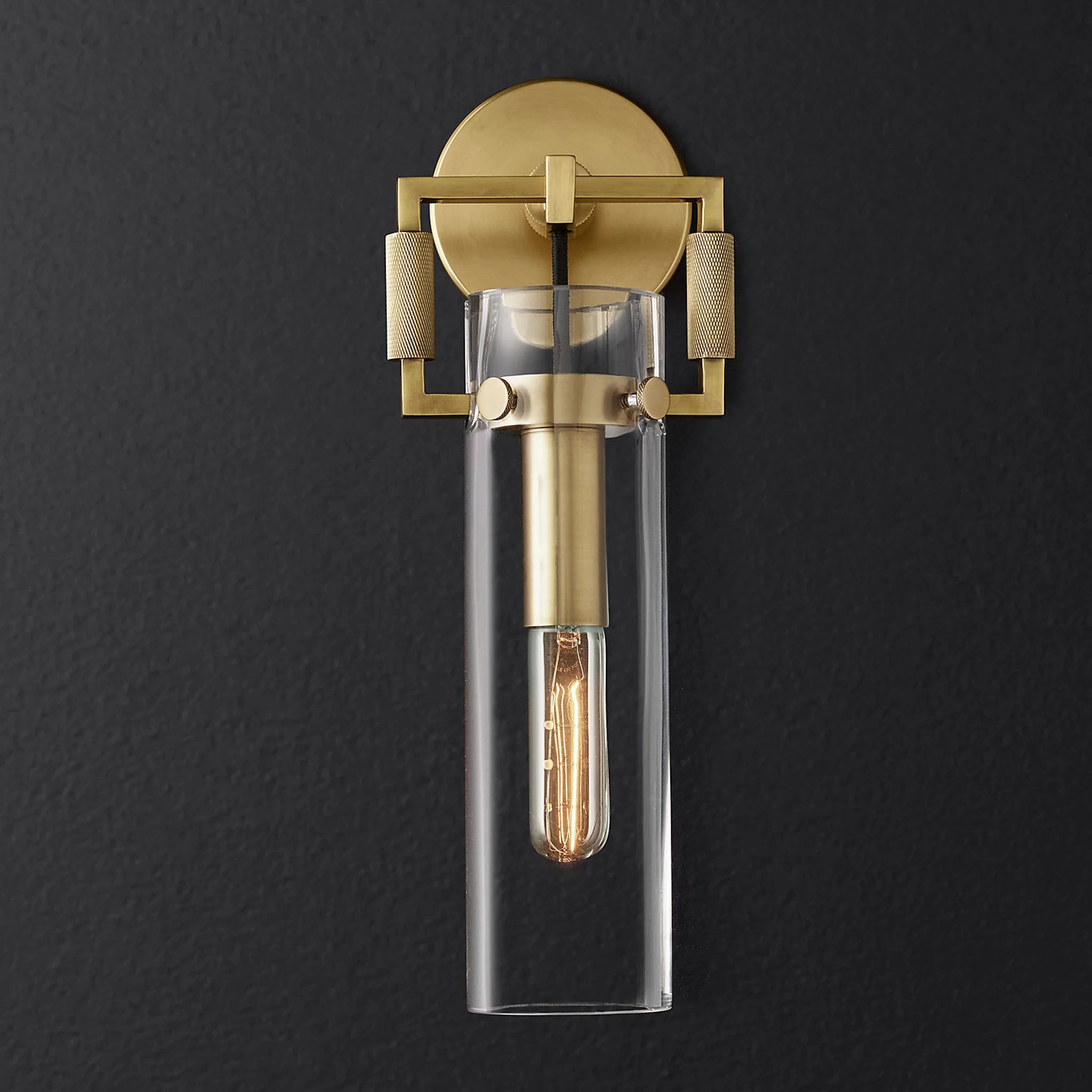 Купить Бра Machinist Glass Cylinder Sconce 12" в интернет-магазине roooms.ru