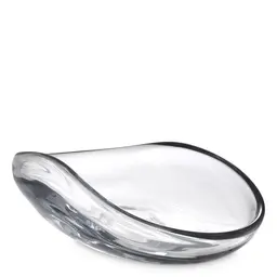 hand blown glass | clear