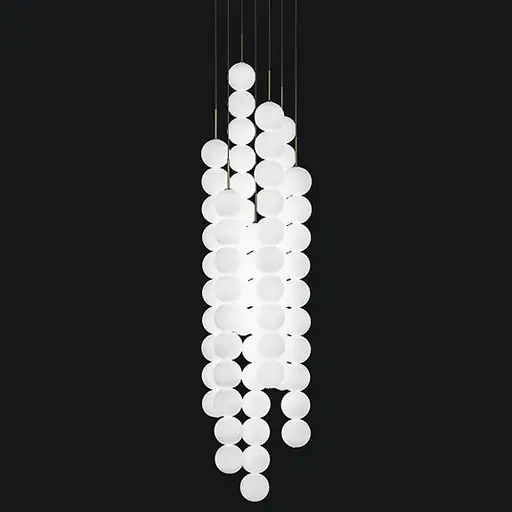 Купить Подвесной светильник Abacus 10 Sphere 7 LED Suspension в интернет-магазине roooms.ru