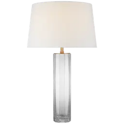 Clear Glass SH15" x 17.5" x 11" Linen