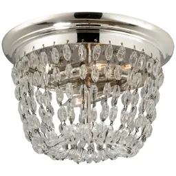 Polished Silver Seeded Glass