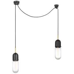 Bronze and Brass Clear Glass