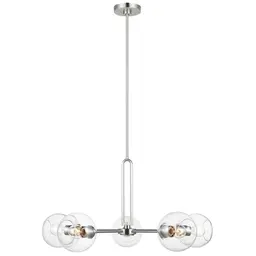 Brushed Nickel LED Bulb(s) Included