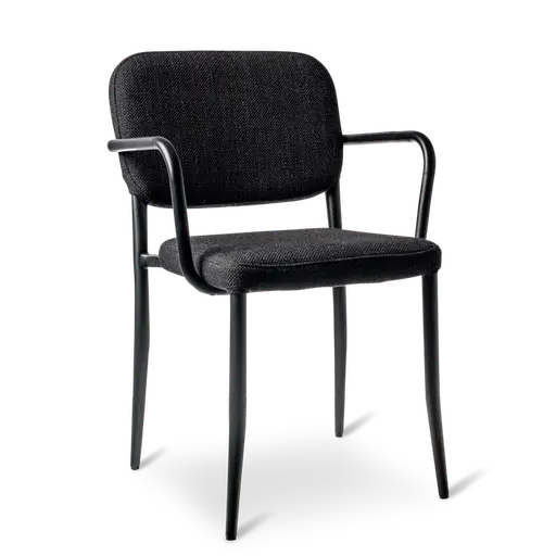 Купить Стул с подлокотником Chair Jamie Fabric Smooth в интернет-магазине roooms.ru