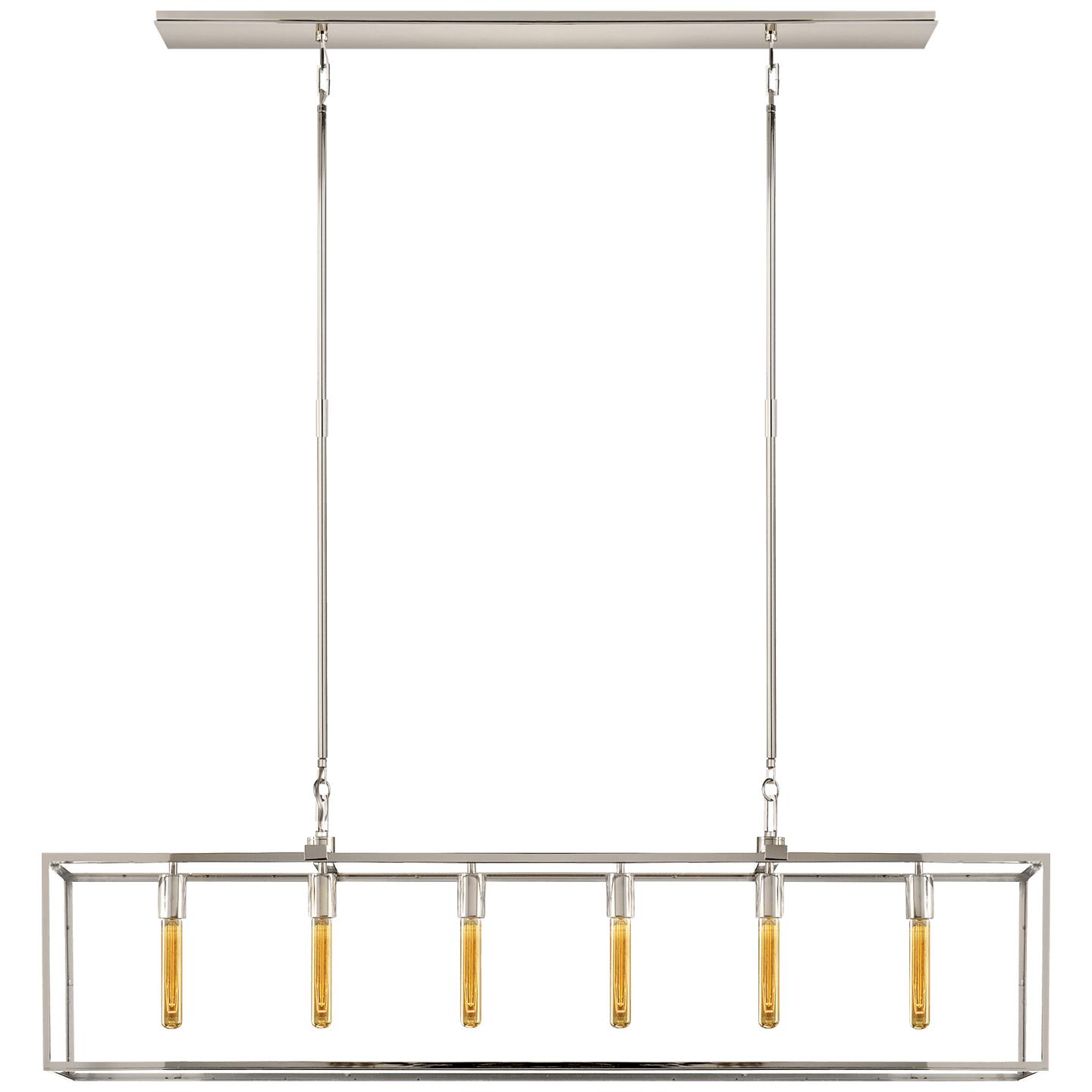 Polished Nickel Clear Glass