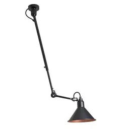 Matte Black with Copper, 1 (Not Included),Conic