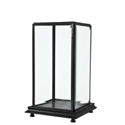 antique bronze finish | bevelled clear glass S