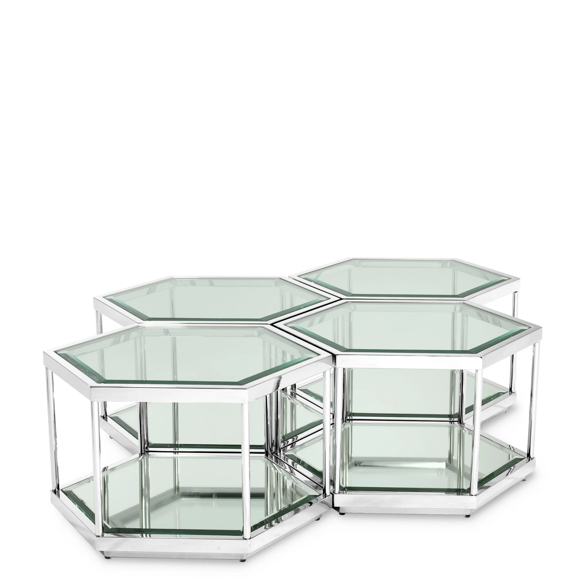 Купить Журнальный столик Coffee Table Sax set of 4 в интернет-магазине roooms.ru