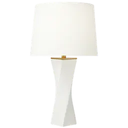 White Leather LED Bulb(s) Included