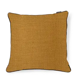 Ochre Black pipingInner cushion filled with feathers