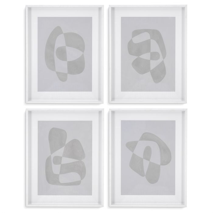 Купить Набор постеров Print Soft shape set of 4 в интернет-магазине roooms.ru