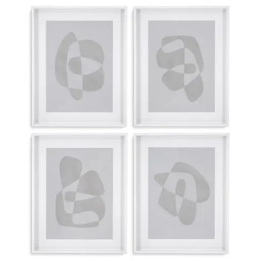Купить Набор постеров Print Soft shape set of 4 в интернет-магазине roooms.ru
