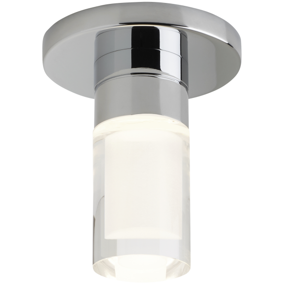 Chrome Cylinder Cyrstal LED 90 CRI 3000K 120V