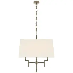 Antique Nickel 22" x 24" x 11" Linen Square
