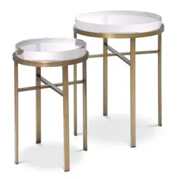 brushed brass finish | clear glass