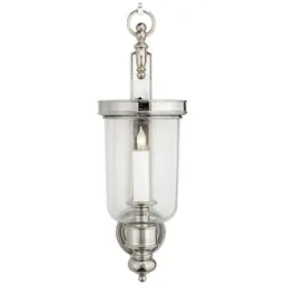 Polished Nickel Clear Glass