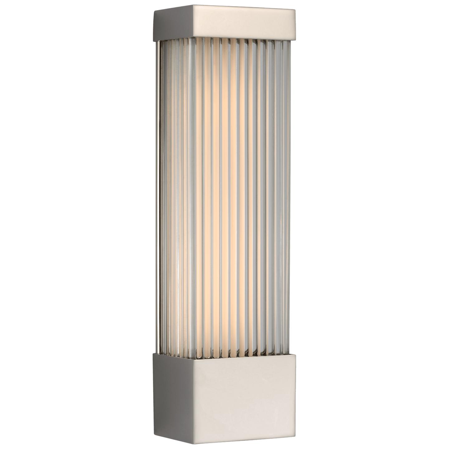 Polished Nickel Clear Glass Rods