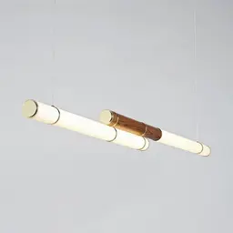 Polished Brass / Oak / 120V